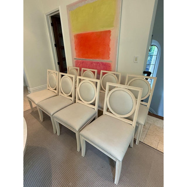 Set of 8 Bernhardt Salon Dining Chairs For Sale In Washington DC - Image 6 of 10