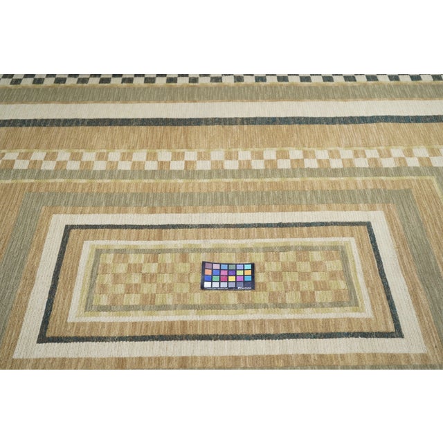 Turkish Sumak Flat Weave Wool Rug 8'0" X 10'0" For Sale - Image 10 of 10