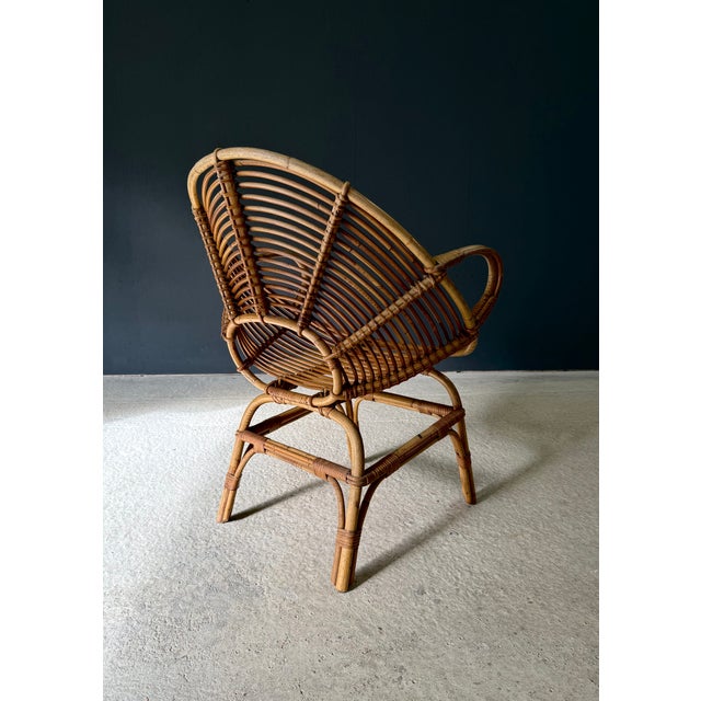Mid-Century Modern Mid-Century Bamboo Pod Armchair, Italy, 1960s For Sale - Image 3 of 16