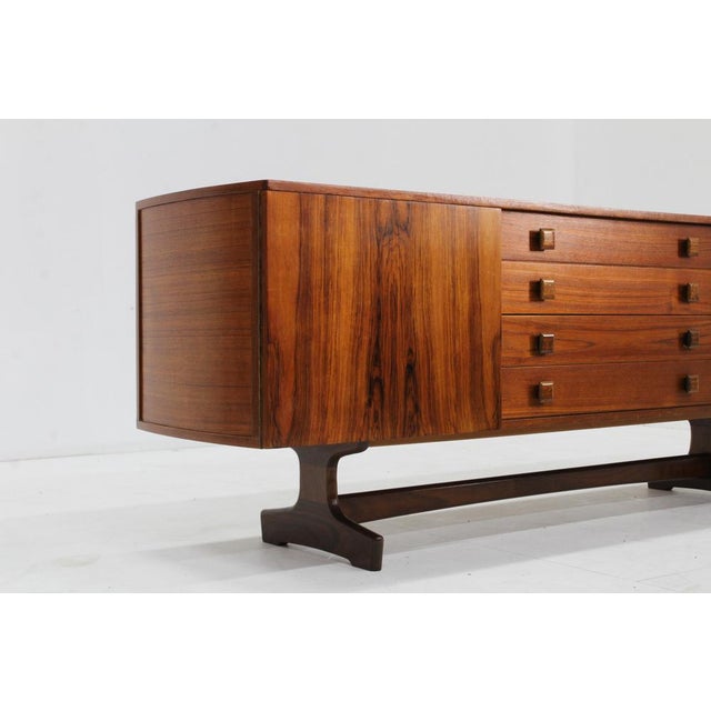Brown Vintage Sideboard by Vanson, 1960s For Sale - Image 8 of 11