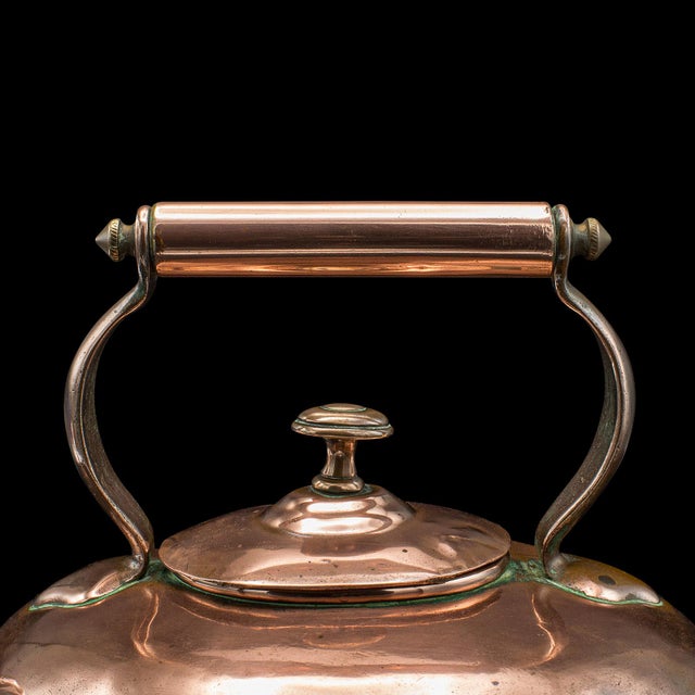 Copper 1870's Antique Copper Scullery Kettle For Sale - Image 8 of 10