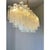 Italian Gold Rectangular Murano Glass Chandelier by Simoeng For Sale - Image 8 of 9