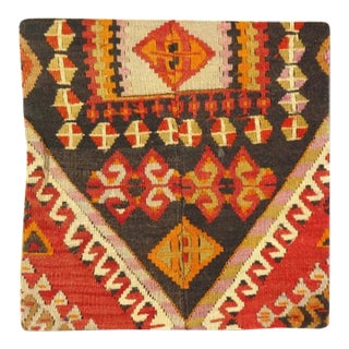 Vintage Hand Knotted K114 Pillow 20" For Sale