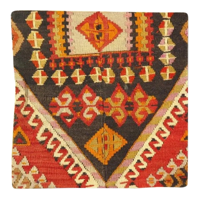 Vintage Hand Knotted K114 Pillow 20" For Sale