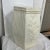 Late 20th Century Chinoiserie White on White Bamboo and Floral Garden Stool For Sale - Image 5 of 6