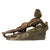 Antique French Art Deco Bronze Sculpture Native American Indian Hunter Scout by René-André Varnier, Circa 1920 For Sale - Image 10 of 18