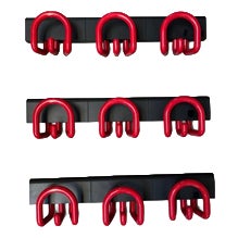 Treposti 993 Wall-Mounted Coat Racks by Barbieri E Marianelli for Rexite, Set of 3 For Sale