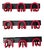 Treposti 993 Wall-Mounted Coat Racks by Barbieri E Marianelli for Rexite, Set of 3 For Sale