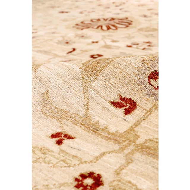 Pasargad Home Ziegler Sul Lamb's Wool Area Rug, 9' 3" X 12' 2", Ivory For Sale - Image 4 of 7