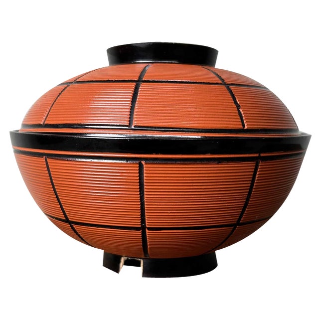 Lacquered Wooden Nuri Owan Serving Bowls, Japan, 1970s, Set of 10 For Sale