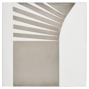 Stainless Steel Wall Artwork attributed to Rudolf Wolf, 1972