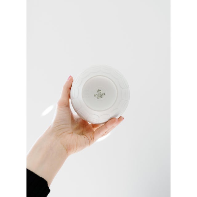 1960s Mid-Century Scherzer Bavaria West German Matte White Porcelain Vase For Sale - Image 11 of 13