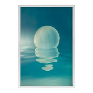 Lone by Mallory Morrison Print with White Frame - 16 X 24