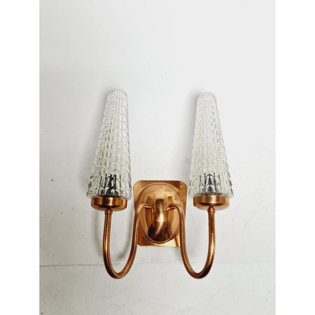 2-Armed Wall Lamp from Elmet Zabrze, Poland, 1970s, in Very Good conditions. Designed 1970 to 1979 This piece has an...