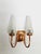 2-Armed Wall Lamp from Elmet Zabrze, Poland, 1970s, in Very Good conditions. Designed 1970 to 1979 This piece has an...