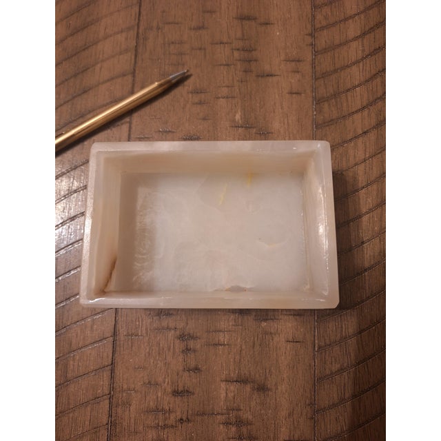 Mid-Century Banded Onyx Trinket Box For Sale - Image 12 of 12