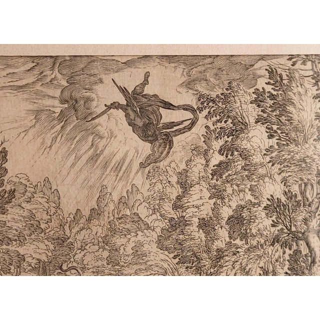 Agostino Carracci Engraving of Stage Set for the Marriage of Ferdinand De Medici and Christine of Lorraine in Florence 1589s. For Sale In San Francisco - Image 6 of 7