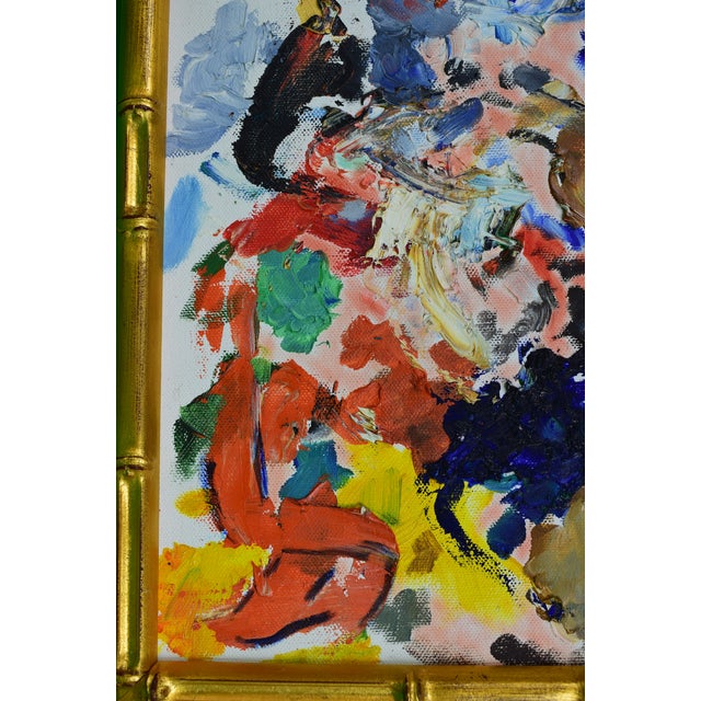 Abstract Oil on Canvas by Eric Demarchelier 2003 For Sale In New York - Image 6 of 8