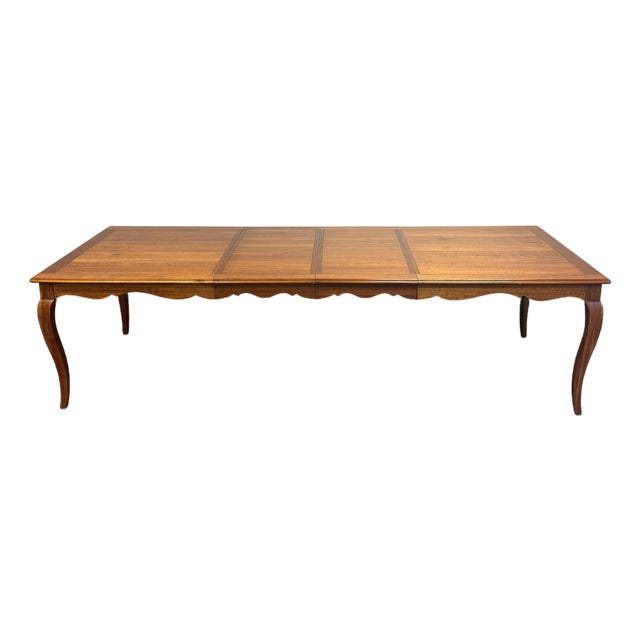 Ethan Allen Maison Collection Dining Table With 2 Leaves For Sale