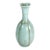Chinese Celadon Porcelain Melon Ribbed Vase Signed 20thC For Sale