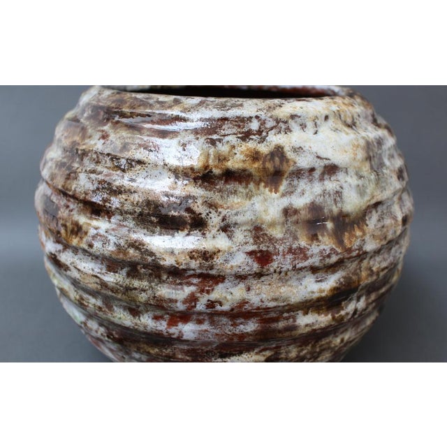 French Ceramic Vase by Alexandre Kostanda, 1950s For Sale - Image 12 of 18