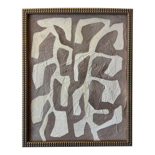 2025 "Il Cielo" Abstract Botanical Painting on Canvas by Artist r.k. Red For Sale