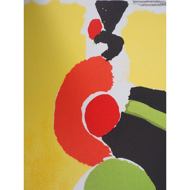 Modern Sonia Delaunay, Spanish Dancer, 1972, Original Lithograph For Sale - Image 3 of 5
