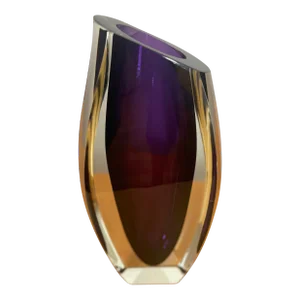 Purple Correia Art Glass Vase. Limited Edition 9199.75/500