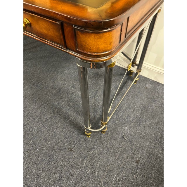 Campaign Hekman Empire Writing Desk For Sale - Image 3 of 7