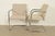 Mies Van Der Rohe Brno Style Mid-Century Modern Chrome Tubular Cantilever Club Chairs, Pair For Sale - Image 10 of 13