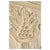 Indian Carved Wooden Wall Panel with Floral Decoration For Sale - Image 6 of 7