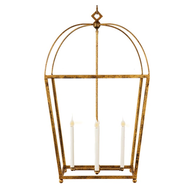 The Large Dome Lantern's elegant design and open steel framework make it a timeless classic. Beautiful in a foyer, the 10...