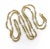 Contemporary Vintage 18k Gold Italian 37" Curb and Infinity Link Chain For Sale - Image 3 of 7