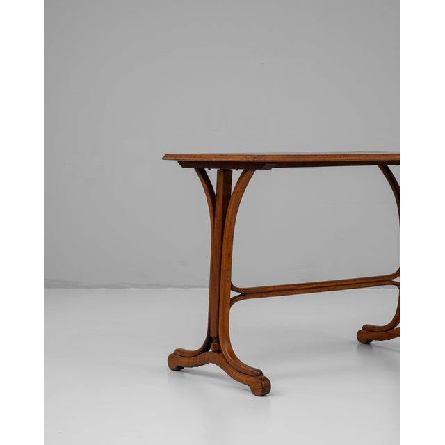 1900s Austrian Wooden Side Table For Sale - Image 4 of 18