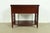 Baker Furniture Historic Charleston Chippendale Carved Mahogany Rolling Buffet Server or Bar Cart For Sale - Image 11 of 12