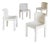 1970s Model 4875 White Plastic Chair by Carlo Bartolli for Kartell For Sale