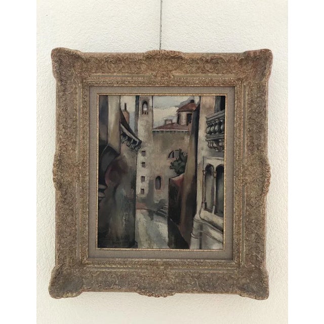 Josselin Bodley, Venise, 1928, Oil on Canvas, Framed For Sale - Image 11 of 11