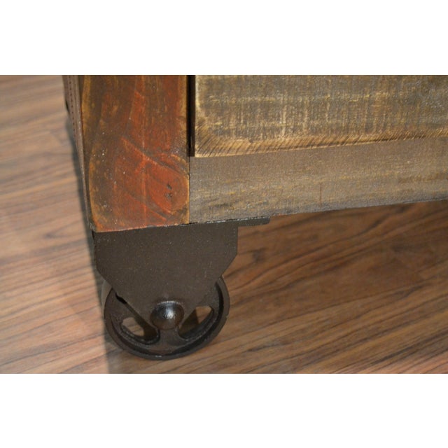 Rustic Bayshore 1 Drawer Side Table For Sale - Image 3 of 3