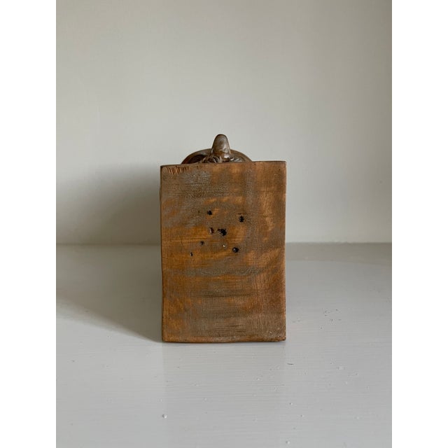 Male Head Wood Carving Bust For Sale In San Francisco - Image 6 of 9