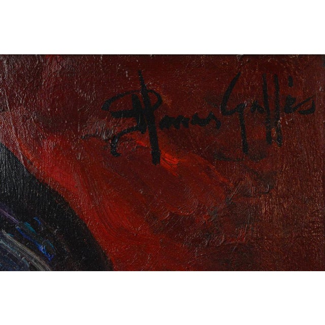 Isidre Nonell and Monturiol, Follower, Gypsy Lady, 1970s, Oil on Canvas For Sale - Image 6 of 8