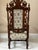 French Louis XIII Hunting Style Carved Walnut Armchair, Circa 1860 For Sale - Image 4 of 12