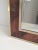 Mirror Made of a Burr Walnut Marquetry and Brass, circa 1960 For Sale - Image 4 of 13