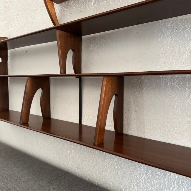 Wood Vintage Organic Hanging Shelf, 1950s For Sale - Image 7 of 15