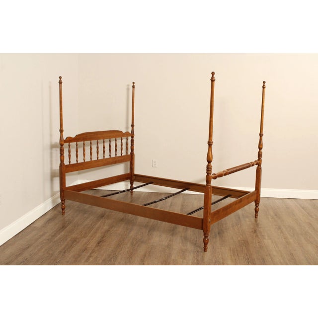 Ethan Allen Vintage Maple Full-Size Poster Bed For Sale In Philadelphia - Image 6 of 12