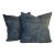 Pair of Vintage Indigo Linen Pillows For Sale