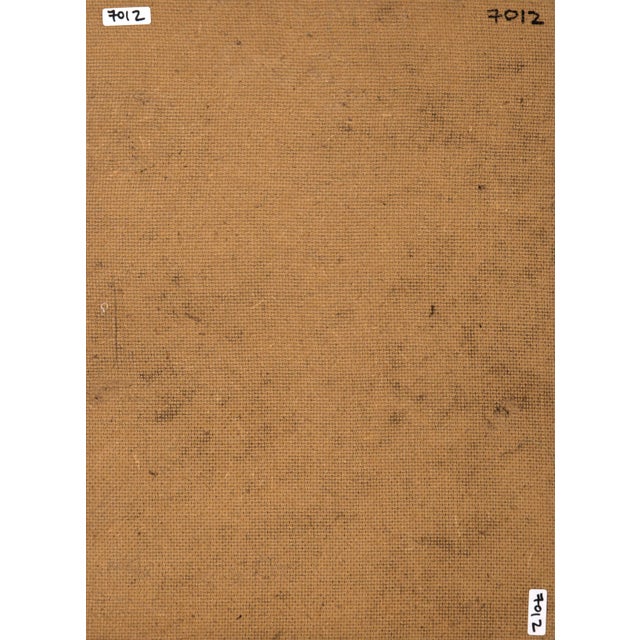 Late 20th Century Artist Self Portrait in an Orange Sweater - Fauvist Portrait by Don Klopfer For Sale - Image 5 of 5