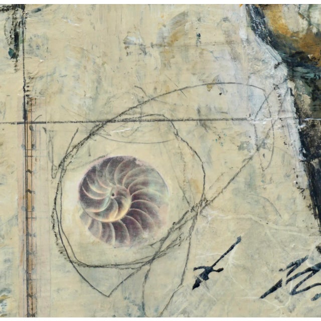 "Where You Came From" Contemporary Abstract Figurative Painting by Karen Zazon For Sale - Image 4 of 6