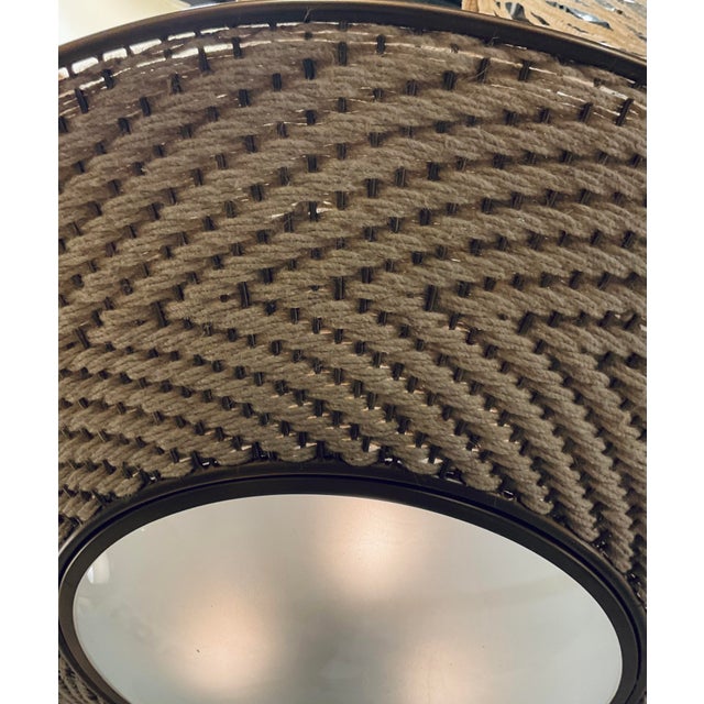 2020s Currey & Company Organic Modern Rope Monsoon Chandelier For Sale - Image 5 of 5