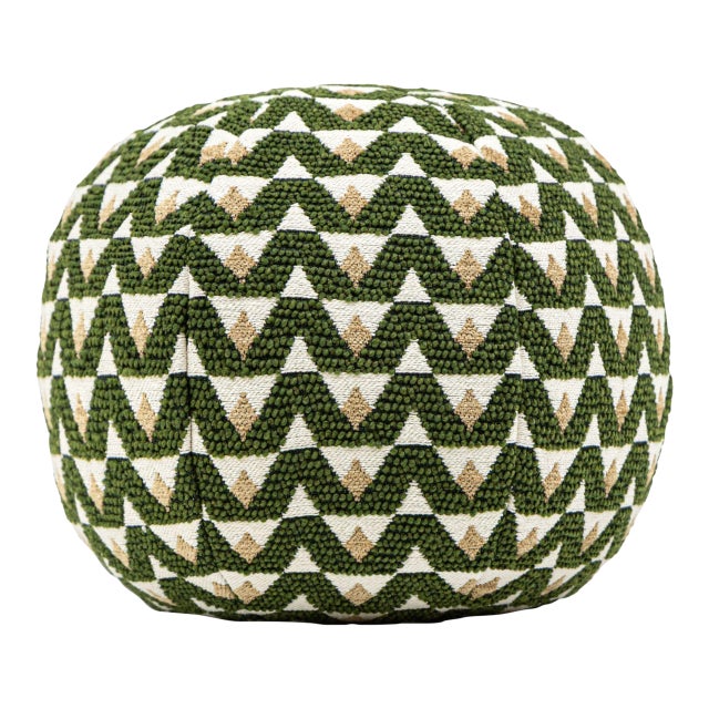 Scalamandre 12" Ball Crizia Ball Pillow in Everglade Sand For Sale