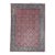 Vintage Persian Tabriz Rug, Handwoven Wool, Allover Herati Pattern, Plum & Blue, 7’ X 10’ For Sale